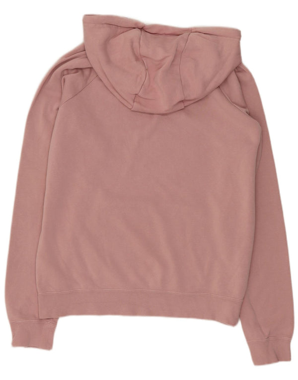 NIKE Γυναικείο Hoodie Jumper UK 10 Small Pink Βαμβακερό