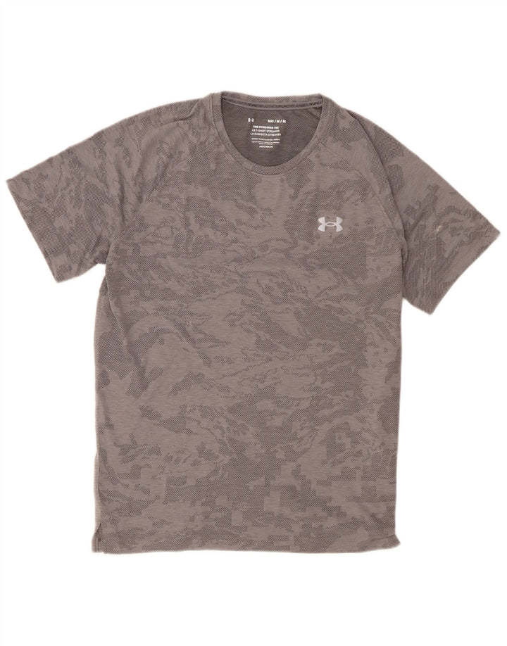 Ανδρικό μπλουζάκι Under Armour Heat Gear Top Medium Grey Camouflage