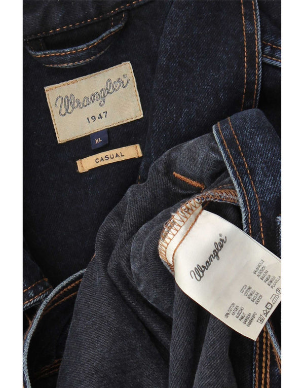 Ανδρικό τζιν μπουφάν Wrangler UK 42 XL Navy Blue Cotton