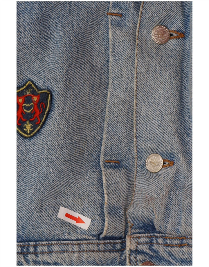 POP 84 Ανδρικό τζιν Sherpa Jacket UK 38 Medium Blue