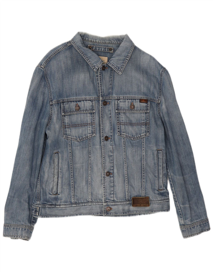 Camel Active Ανδρικό Τζιν Μπουφάν UK 38 Μεσαίο Μπλε Βαμβακερό