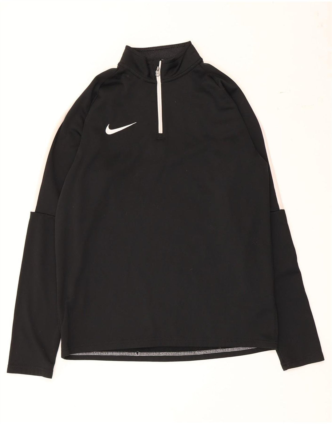 Ανδρική φόρμα Nike Dri Fit με φερμουάρ πουλόβερ στο επάνω μέρος, μεσαίο μαύρο χρώμα
