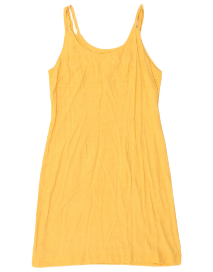 Vintage Γυναικείο Sundress UK 12 Medium Yellow