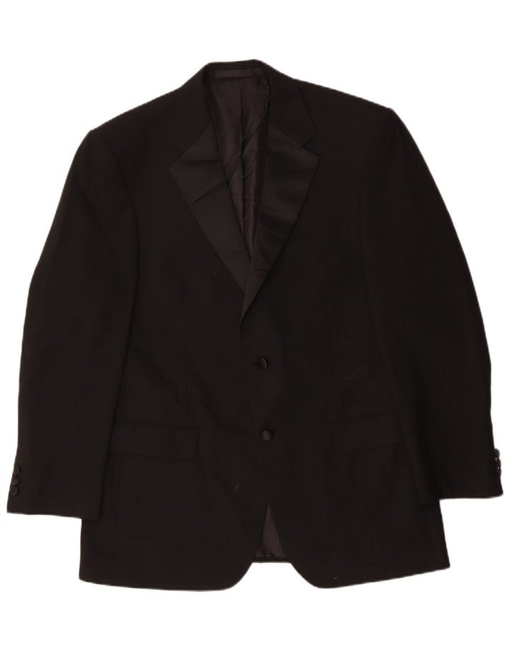 Marks & Spencer Ανδρικό μπουφάν blazer UK 40 μεσαίου μαύρου πολυεστέρα