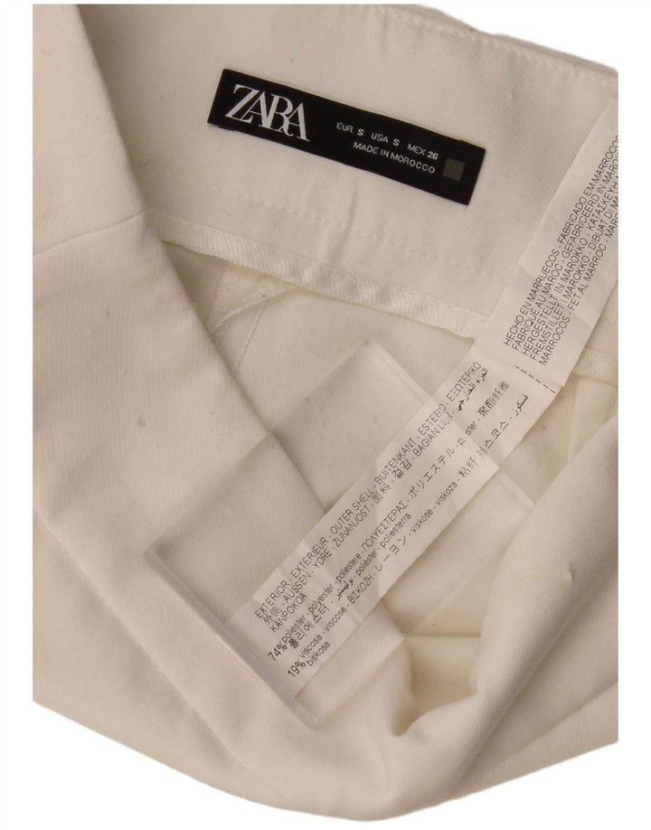 Γυναικείο ψηλόμεσο ZARA UK 8 Small White Polyester