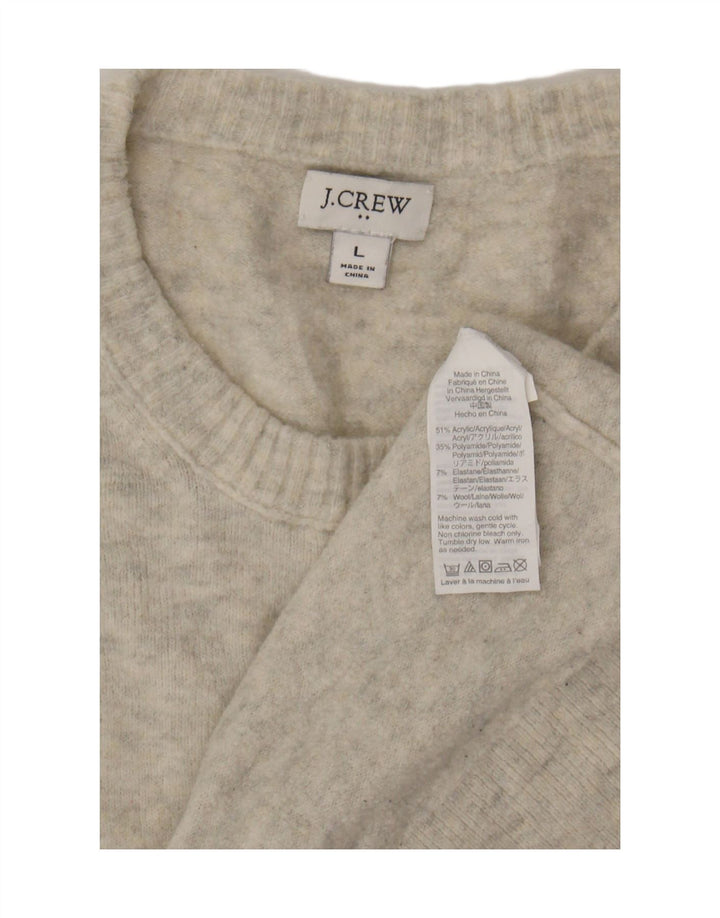 Γυναικείο πουλόβερ J. Crew Crew Neck Jumper UK 16 Large Grey Acrylic