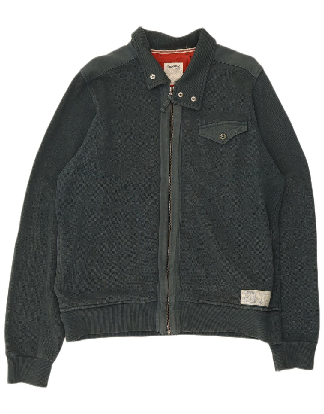 Ανδρική φόρμα Timberland Top Jacket Μεγάλο Πράσινο Βαμβακερό