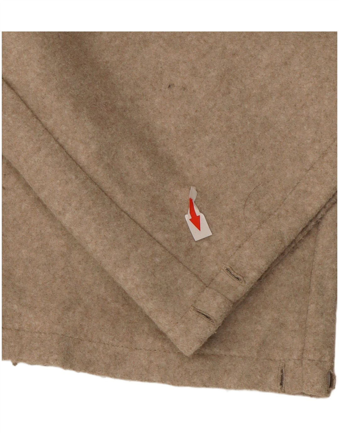 Zara γυναικείο φαρδύ παντελόνι casual μικρό W26 L29 μπεζ πολυεστέρα