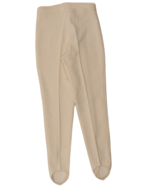 Sergio Tacchini Γυναικείο Slim Stirrup Παντελόνι UK 14 Μεγάλο W28 L30 Λευκό