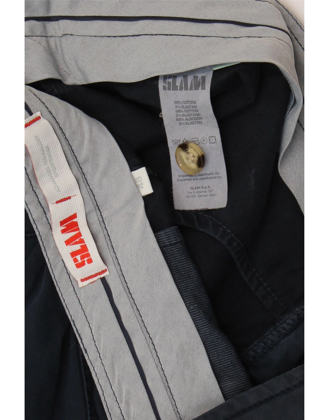 Slam Ανδρικό σορτς Chino IT 48 Medium W38 Navy Blue Cotton