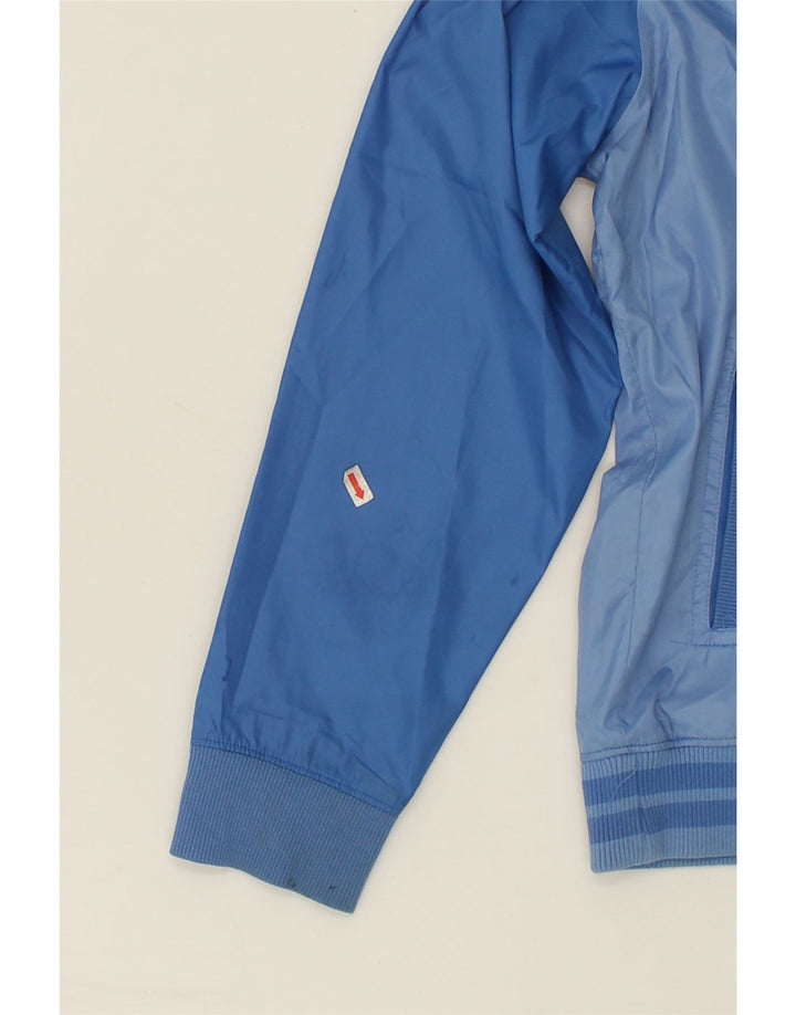 CONVERSE Boys Hooded Rain Jacket 12-13 Years Large Blue Polyester | Vintage Converse | Thrift | Second-Hand Converse | Used Clothing | Messina Hembry 