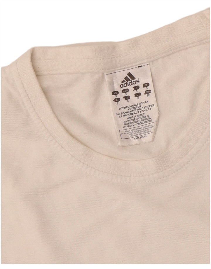 Ανδρικό γραφικό μπλουζάκι ADIDAS Top Small White