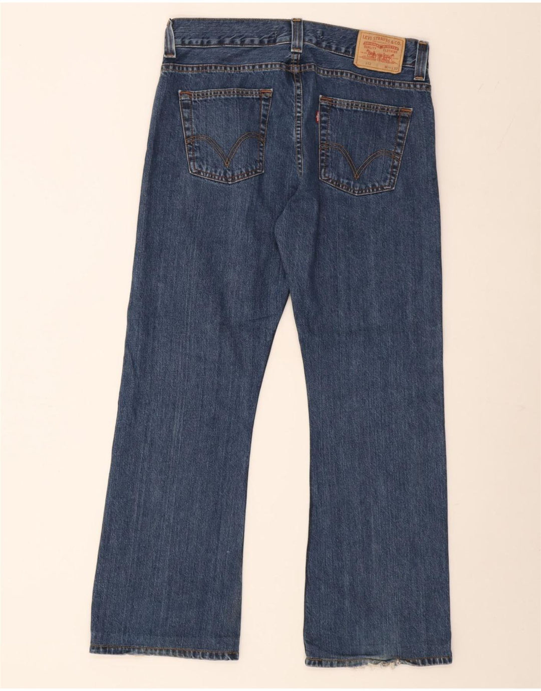 Levi's Mens 512 Bootcut Jeans W34 L32 Μπλε βαμβακερό
