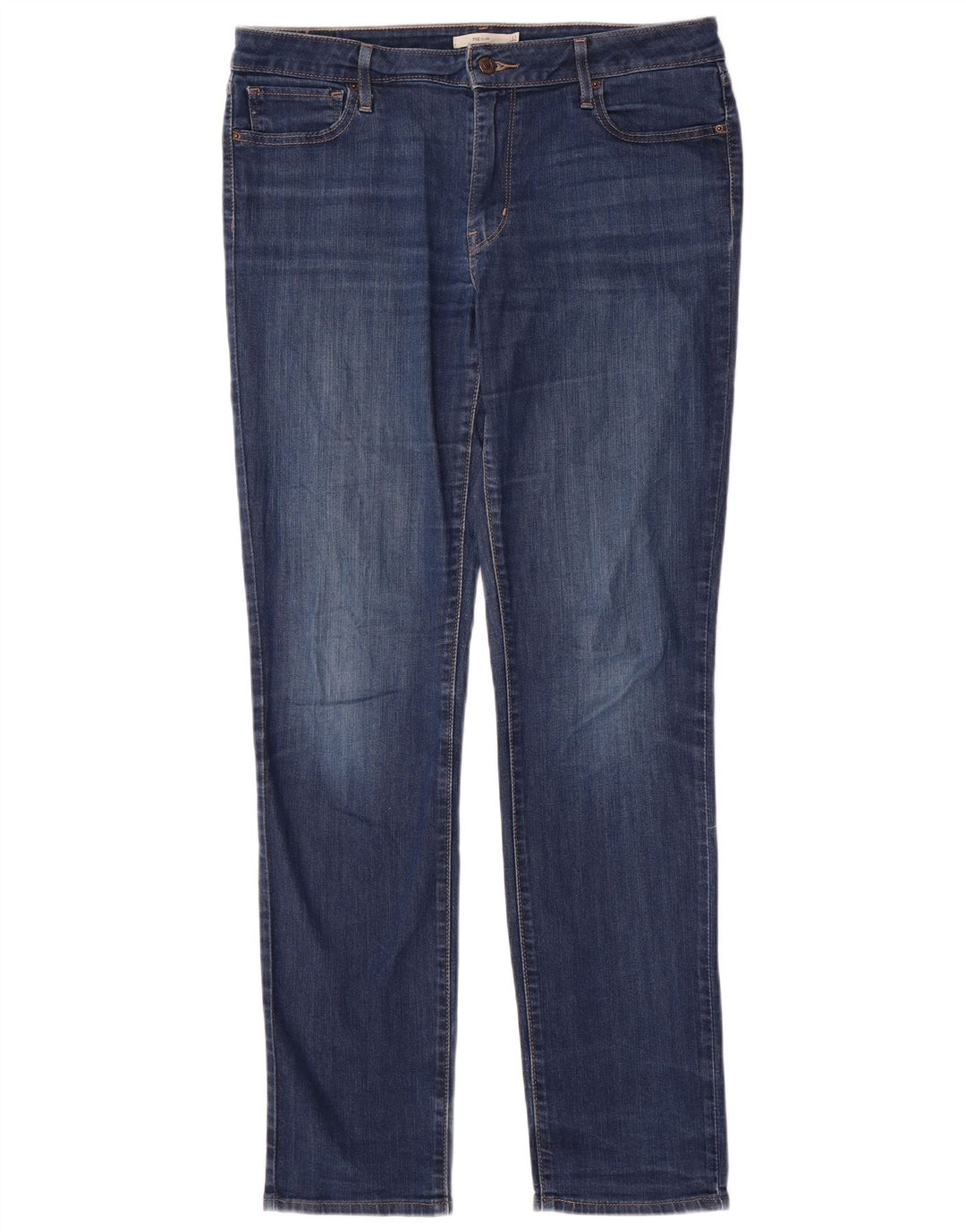 LEVI'S Γυναικείο 712 Slim Jeans W32 L34 Μπλε Βαμβακερό