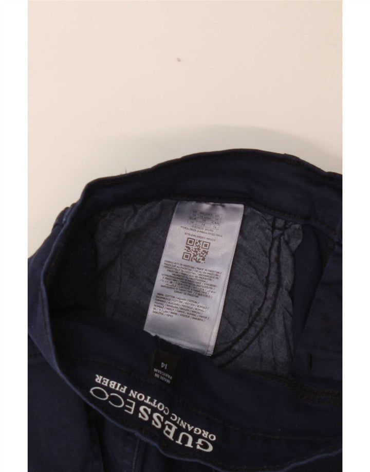 Τζιν σορτς Guess Boys 13-14 ετών W28 Μπλε βαμβακερό