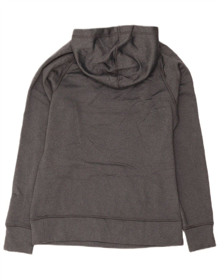 REEBOK Γυναικείο Hoodie Jumper UK 10 Small Grey Polyester