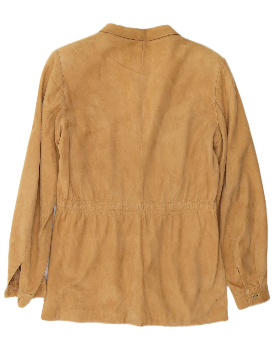Vintage Γυναικείο Suede Jacket IT 46 Large Beige Leather