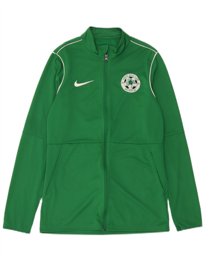 Ανδρική φόρμα Nike Dri Fit Μπουφάν με μεσαίο πράσινο πολυεστέρα