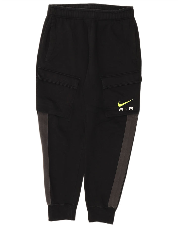 Ανδρική φόρμα Nike Cargo Παντελόνι Joggers Βαμβακερό μεσαίο μαύρο χρώμα