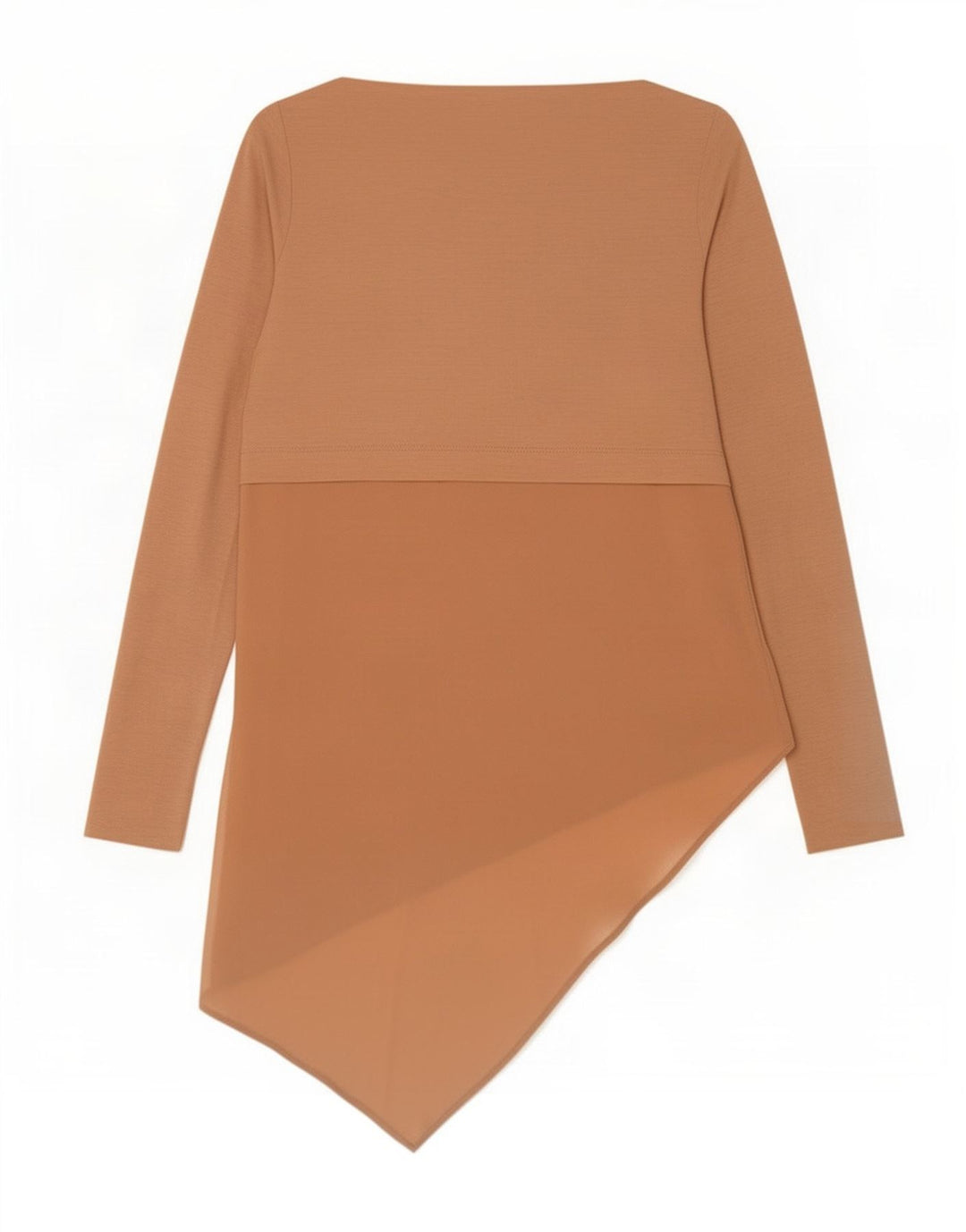 Zara Γυναικείο Asymmetric Tunic Top UK 12 Medium Beige