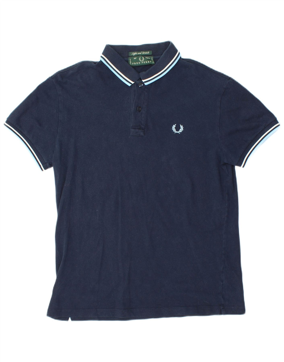 FRED PERRY Ανδρικό μπλουζάκι πόλο Μικρό Navy Blue βαμβακερό