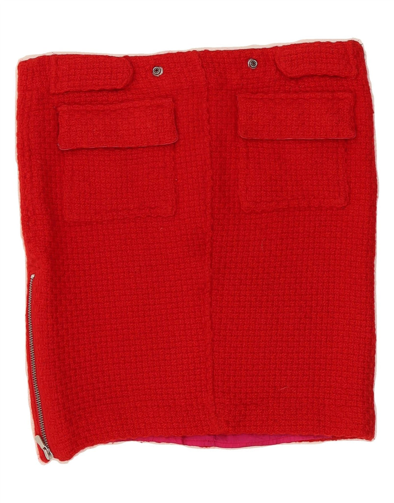 ARMANI Womens Mini Skirt IT 42 Medium W28  Red Vintage Armani and Second-Hand Armani from Messina Hembry 