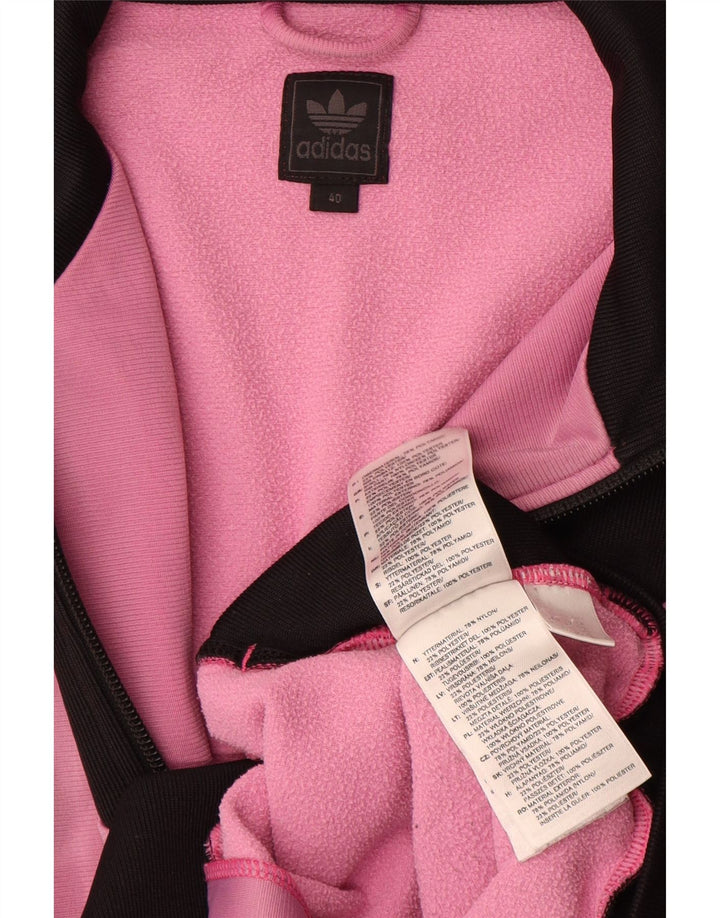 Γυναικεία αθλητική φόρμα Adidas Top Jacket EU 40 Medium Pink Colourblock Polyamide