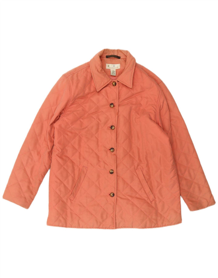 Γυναικείο καπιτονέ μπουφάν ORVIS UK 16 μεγάλο ροζ πολυεστέρας