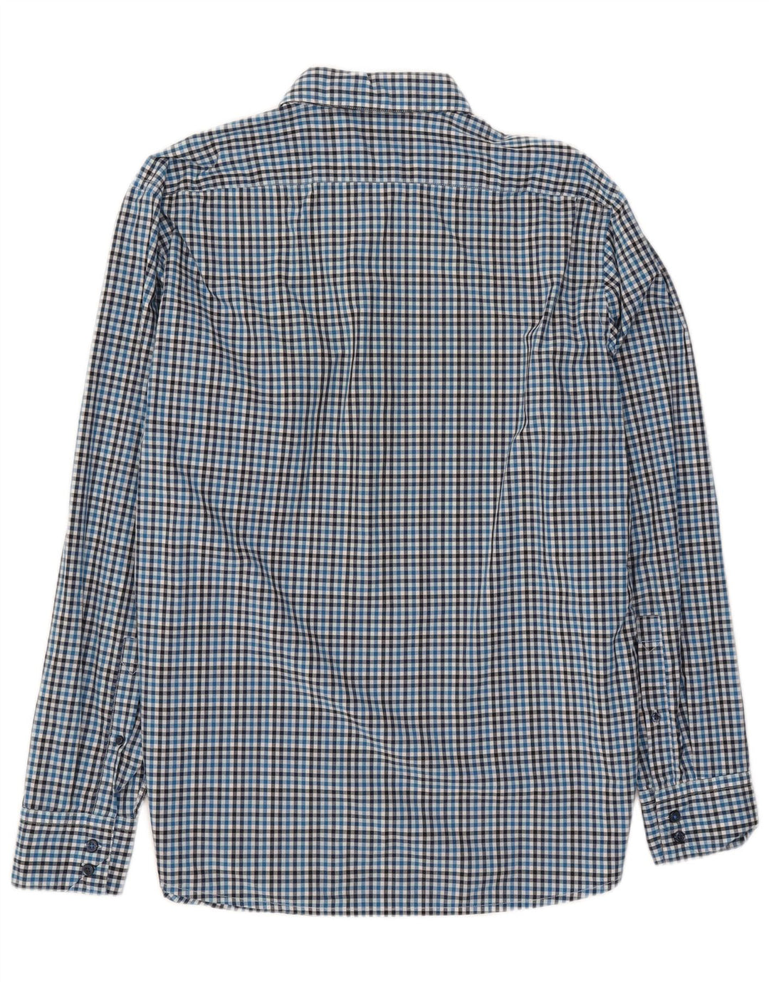 Ανδρικό πουκάμισο Hugo Boss Regular Fit XL Blue Gingham Cotton