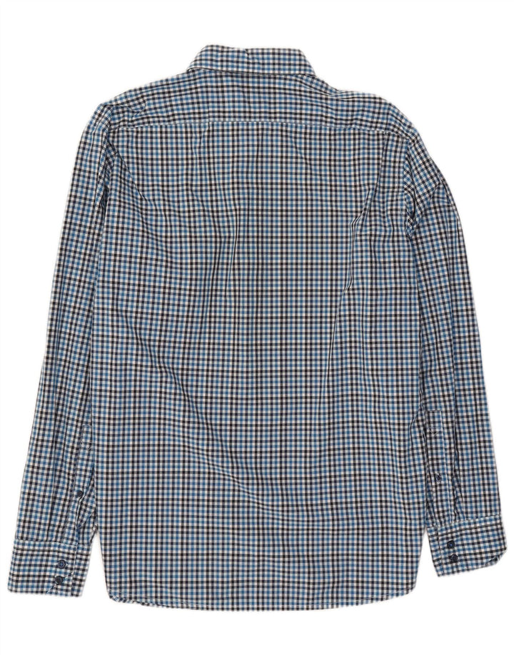 Ανδρικό πουκάμισο Hugo Boss Regular Fit XL Blue Gingham Cotton