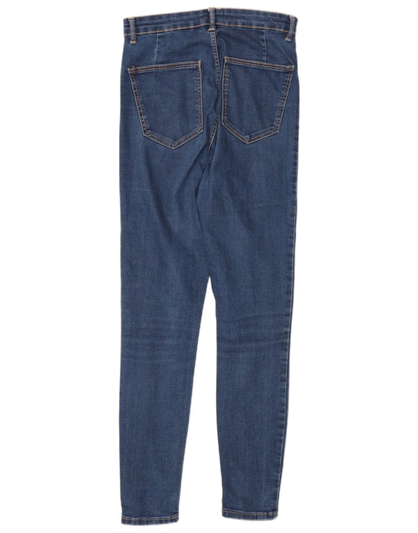 Zara Γυναικείο Ψηλόμεσο Skinny Jeans EU 40 Medium W30 L28 Blue