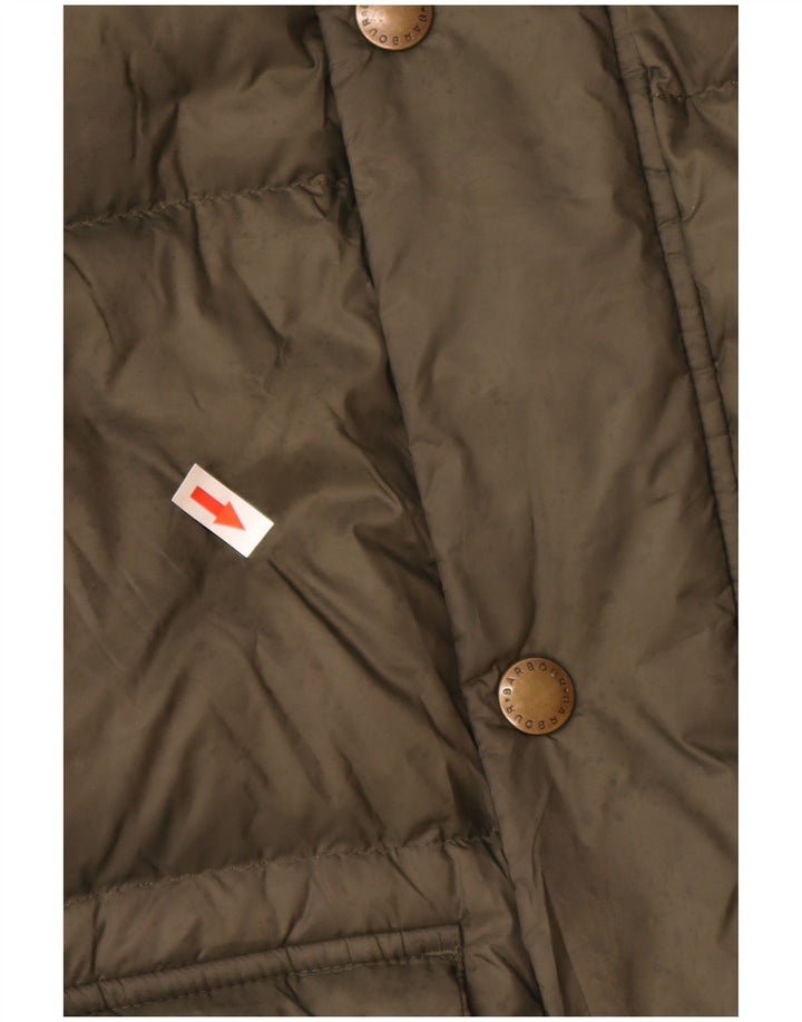 Ανδρικό μπουφάν με κουκούλα Barbour UK 42 XL Khaki Polyamide