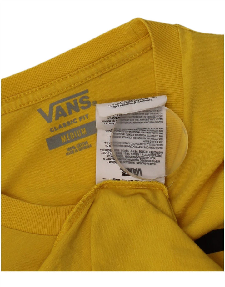Ανδρικό γραφικό μπλουζάκι Vans Classic Fit Top Μεσαίο κίτρινο βαμβακερό