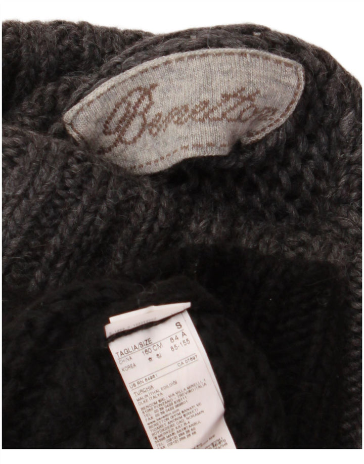 Γυναικείο πουλόβερ Benetton Batwing Roll Neck Jumper UK 10 Small Black