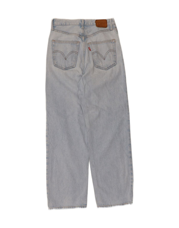 Γυναικείο τζιν ψηλόμεσο ίσιο Levi's Ribcage W26 L27 Μπλε βαμβακερό