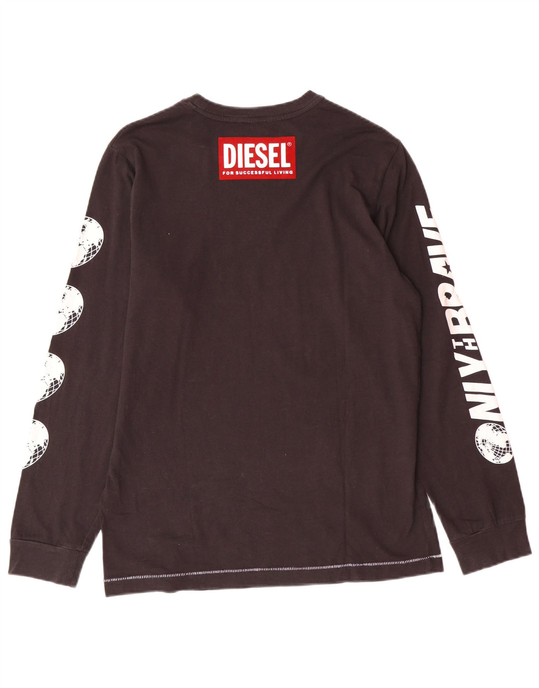 Diesel Boys Graphic Top Μακρύ μανίκι 13-14 ετών Μαύρο