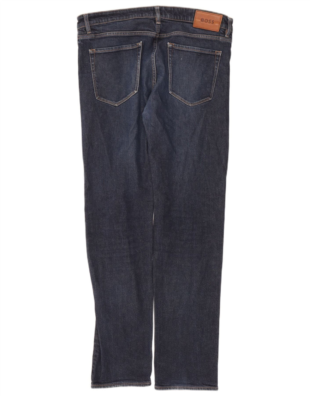 Ανδρικό τζιν ίσιο Hugo Boss W36 L34 Navy Blue Cotton