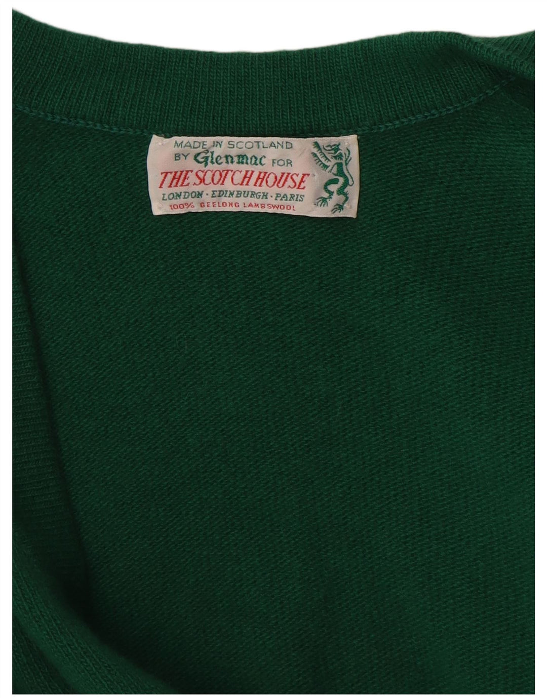 Γυναικείο πουλόβερ Glenmac Cardigan UK 16 Large Green Lambswool
