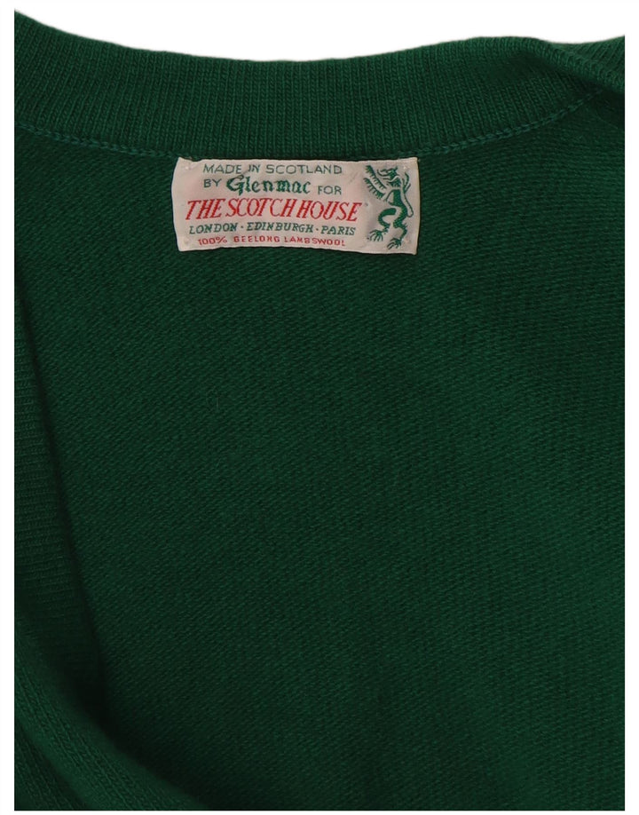 Γυναικείο πουλόβερ Glenmac Cardigan UK 16 Large Green Lambswool