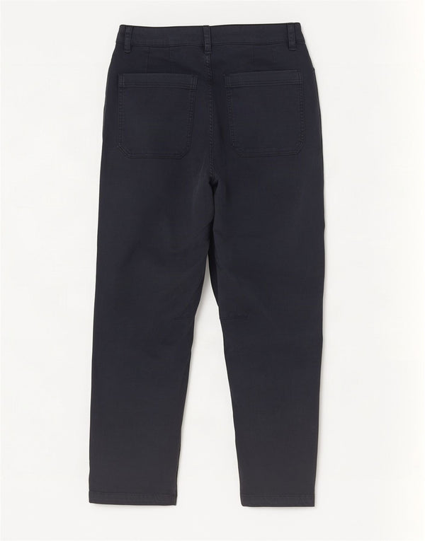Fat Face Γυναικεία Crop Tapered Jeans UK 10 Small W32 L25 Navy Blue Cotton