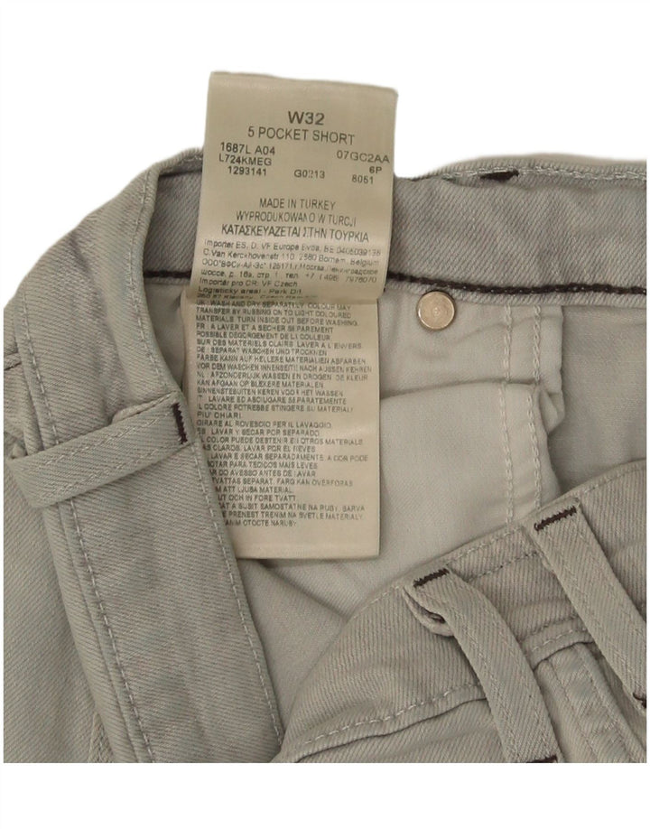 Ανδρικό κοντό τζιν σορτς Lee 5 Pocket W32 Μεσαίο γκρι βαμβακερό
