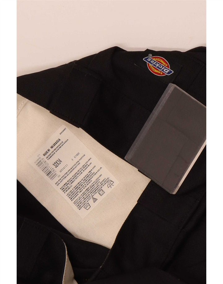 Ανδρικό ίσιο παντελόνι Chino Dickies W32 L34 Μαύρο πολυεστέρα
