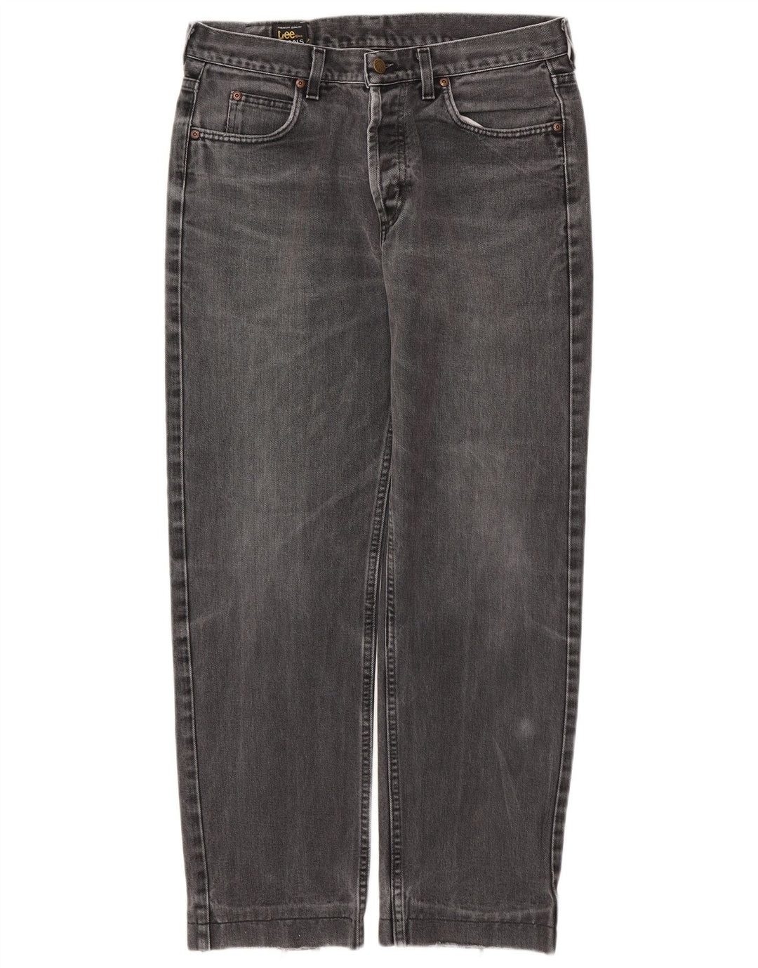 LEE Ανδρικό Chicago Straight Jeans W33 L29 Γκρι βαμβακερό