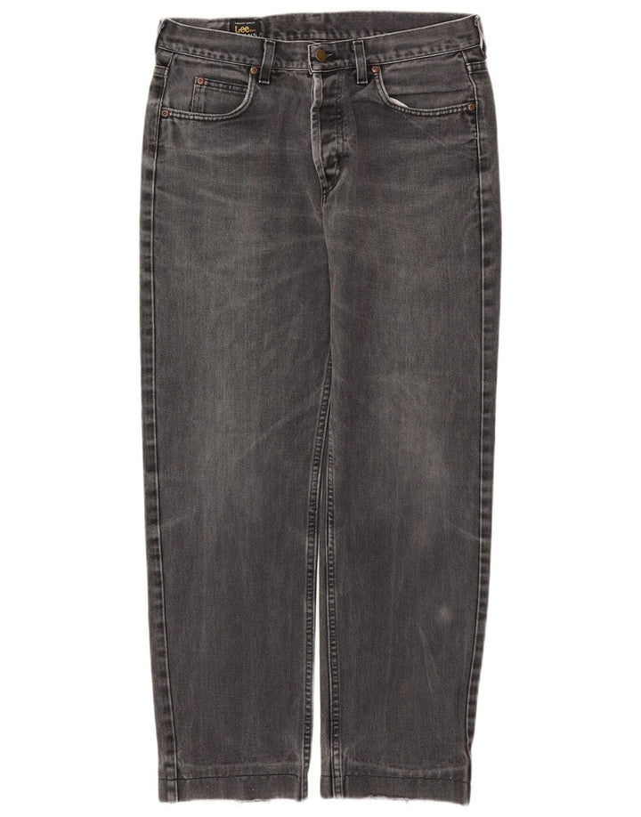 LEE Ανδρικό Chicago Straight Jeans W33 L29 Γκρι βαμβακερό