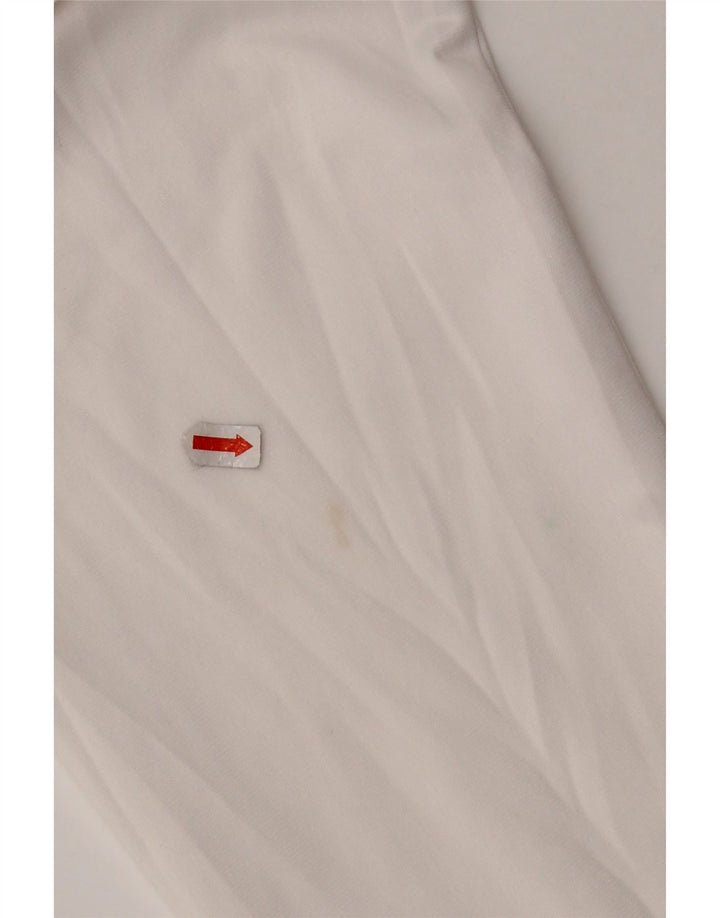 Ανδρική φόρμα γυμναστικής γραφικών ASICS Top Jacket μεσαίου λευκού χρώματος πολυεστέρας