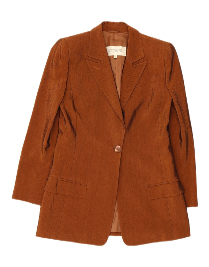 Erreuno Γυναικείο Σετ Φούστας 1 Κουμπιού 2 τεμαχίων IT 42 Medium W26 Brown Acetate