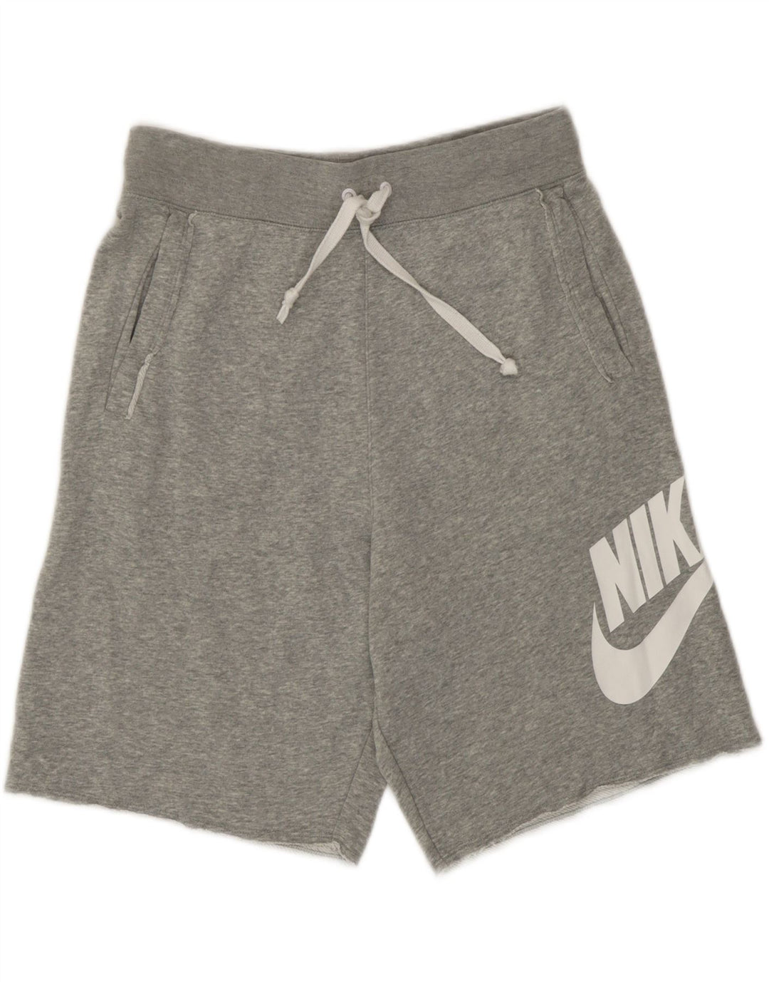 Ανδρικό γραφικό αθλητικό σορτς Nike μικρό γκρι βαμβακερό