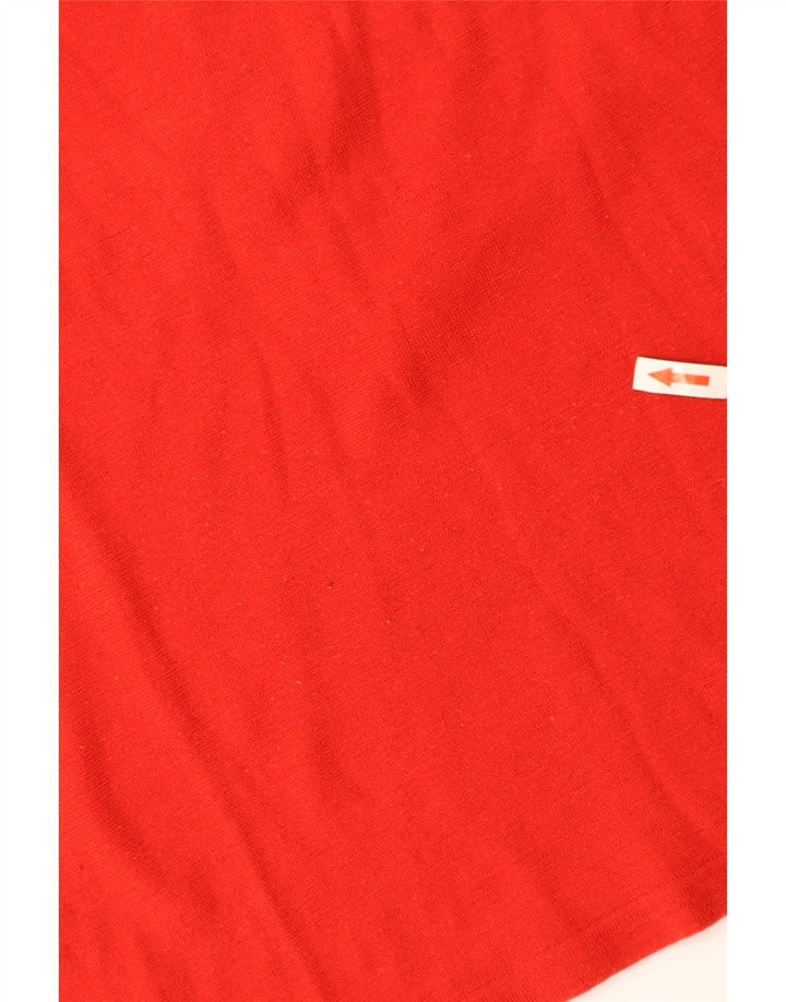 FILA Γυναικείο Crop Top Μακρυμάνικο IT 48 Μεγάλο Κόκκινο