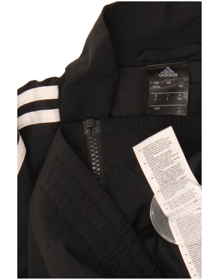 Ανδρική φόρμα Adidas Climalite Top Jacket UK 42/44 Large Black Polyester