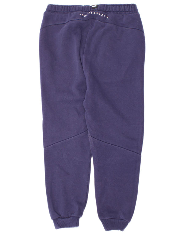 Puma Boys Graphic αθλητική φόρμα παντελόνι Joggers 7-8 ετών Navy Blue Cotton